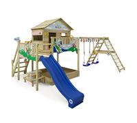 Disney Mickey et Ses Amis Saga Aire de Jeux de Wickey - Structure d'escalade, Tour d'escalade, Jeux de Jardin pour Enfants - Aire de Jeux extérieure en Bois avec bac à Sable