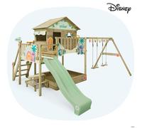 Aire de jeux WICKEY Disney Quest Lilo et Stitch - Toboggan 220 cm, balançoire & mur d’escalade - Garantie 10 ans*