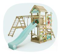 Aire de jeux WICKEY Disney Story Vaiana - toboggan 220 cm, double balançoire & mur d’escalade - garantie 10 ans*