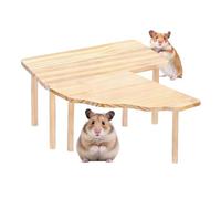 Aire De x Hamster Nain chinchilla en bois | Espace d'escalade hérisson pour Amoureux des Animaux Parents d'Animaux Salon Chambre Bureau Appartement Refuge