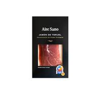 Aire Sano Gran Premier - Jambon Serrano Tranché de Teruel A.O.P. - Curation Minimum de 18 Mois - Haute Teneur en Protéines, Sans Gluten et Sans Lactose - 15 Unités de 80 Grammes - Emballé Sous Vide