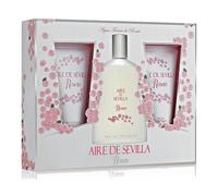 AIRE Sevilla Agua de Rosas Gift Set EDT 150ml + Crème Corps + Gel Douche