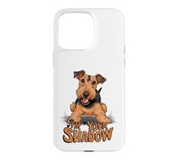 Airedale Terrier, Je suis Ton Chiot fidèle à Shadow Coque pour iPhone 15 Pro Max