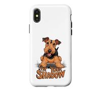 Airedale Terrier, Je suis Ton Chiot fidèle à Shadow Coque pour iPhone X/XS