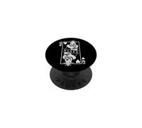Airedale Terrier Queen of Hearts Amusant pour Les Amateurs De Chiens, Pop Art PopSockets PopGrip Adhésif