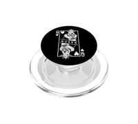 Airedale Terrier Queen of Hearts Amusant pour Les Amateurs De Chiens, Pop Art PopSockets PopGrip pour MagSafe