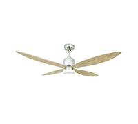 AireRyder Stratus Ventilateur de plafond à économie d’énergie avec éclairage et télécommande, avec pâles pâles pointues, couleur érable, 132 cm