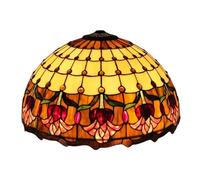 Aires à lampadaires en tulipes en verre tachée de 20 pouces de large, remplacement du teneur en lampe Tiffany uniquement pour la lampe de lampe de lampe de lampe de la lampe de lampe de lampe KeYJ