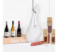 AIRESANO | Panier JAMBON OR BLANC | Sélection Gourmet de Teruel | 100% Naturel