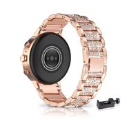 AireWiki Bracelet compatible avec Fossil Gen 6 Women Hybrid Watch Bracelet en acier inoxydable pour homme et femme Élégant bracelet de montre métallique brillant pour Fossil Gen 6 Femme Montre hybride