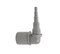 Airfit 50003SW Mamelon de tuyau coudé à 90°, Raccord Plomberie DN 32 pour tuyaux de Ø 8,5 à 26,5 mm