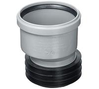 Airfit Manchon plug-in externe en polypropylène pour tubes à partir de 100 mm de diamètre intérieur - Dimensions DN 110 x 110 mm - Gris