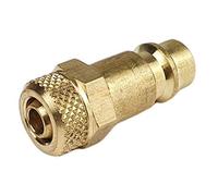 Airfit Raccord rapide en laiton pour tuyau de 6 x 4 mm, jusqu'à 35 bar, -20 °C à +100 °C, raccord d'eau Gardena, robuste et durable
