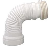 Tuyau de raccordement, flexible, pour WC, avec raccord universel DN 98 à DN 105