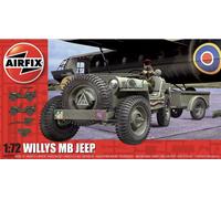 Airfix 02339 Kit Modèle Jeep Willys MB 1:72 En Plastique
