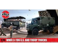 Airfix 03306A 2nd Guerre Mondiale 3-ton 4x4 Service Et Troupe Camion 1:76 Scale