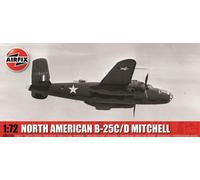 Airfix Model Set - A06015A North American B-25C ou D Mitchell Model Building Kit - Maquettes d'avion en Plastique pour Adultes et Enfants de 8 Ans et Plus, Modèle à L'Échelle 1:72