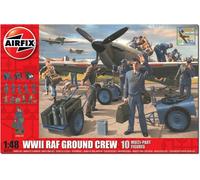 Airfix – Kit de figurines A04702 – Équipage au sol RAF Seconde Guerre mondiale