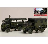 AIRFIX 1/72 KIT MILITAIRE TROOP TRUCKS BEDFORD QL WWII 3 TONNES MODÈLE DE VOI...