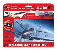 Airfix 55013 Starter Set - North American P-51D Mustang