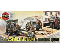 Airfix - A01305 - Construction et Maquettes - Bâtiment - 25pdr Field Gun & Quad