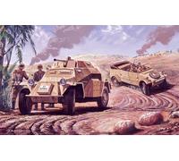 AIRFIX A02312V 1/76 VINTAGE CLASSIQUE : Ensemble De Reconnaissance Allemand