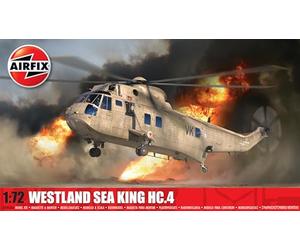 AIRFIX - A04056A - Coffret de maquettes Standard Kit de Construction de maquettes Westland Sea King HC.4 - Kits d'hélicoptères en Plastique pour Adultes et Enfants de 8 Ans et Plus