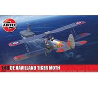 Airfix Model Set - A04104A de Havilland Tiger Moth Model Building Kit - Maquettes d'Avion en Plastique pour Adultes et enfants à Partir de 8 Ans, des Grappes - Modèle à L'Échelle 1:48