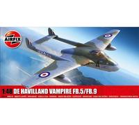 Airfix Maquette de Havilland Vampire FB.5/FB.9 – Échelle 1/48 – Neuf