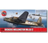 Airfix Model Set - A08019A Vickers Wellington Mk,Ia ou C Kit de Construction de Maquettes d'Avion en Plastique pour Adultes et enfants de 8 Ans et Plus,- Modèle à L'Échelle 1:72