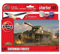 Airfix Maquette de char Sherman Firefly Set Petit débutants 1/72