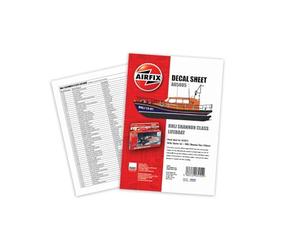 Airfix - A65005 - Feuille de Décalcomanies Canot de Sauvetage de Classe Rnli Shannon