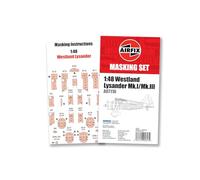 Airfix A65008 Kit de masquage - pour A07116 Westland Lysander - Kit de Construction de Maquette à l'échelle 1:48 en Plastique pour Adultes de 14 Ans et Plus