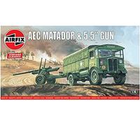 Airfix – AEC Matador et canon 5,5 pouces – Vintage Classics – 1:76e