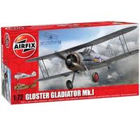 Airfix Gloster Gladiator Building Kit, 1:72 Scale []