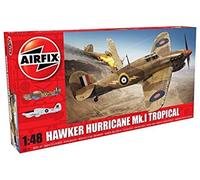 Airfix Hawker Hurricane Mk I Tropical 148 Military Aircraft Plastic Model Kit