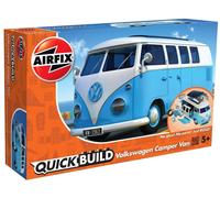 Airfix J6024 Quick Build Vw Camper Van Véhicule Jouet, Bleu-Générique