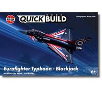 Airfix J6059 QUICKBUILD Eurofighter Typhoon - Blackjack, Avion Quickbuild, dès 6 Ans