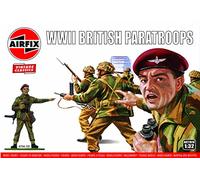 Airfix Kit de Figurines - A02701V Parachutistes Britanniques de la Seconde Guerre Mondiale, Kits de Maquettes en Plastique pour Adultes et Enfants de 8 Ans et Plus, 14 Figurines Non Peintes