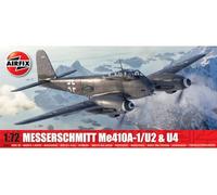Airfix Model Set - A04066 Messerschmitt Me410A-1 U2 et U4 - Kit de Construction de Maquettes d'Avion en Plastique pour Adultes et enfants à Partir de 8 Ans,- Modèle à L'Échelle 1:72