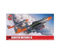 Airfix Model Set - A09182A Gloster Meteor F,8 Kit de Construction de Maquettes d'Avion en Plastique pour Adultes et enfants à Partir de 8 Ans,- Modèle à L'Échelle 1:48