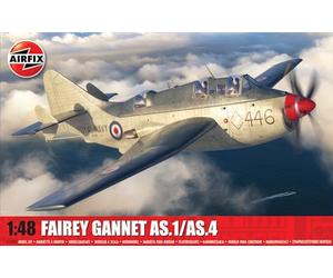 Airfix Model Set - A11007 Fairey Gannet As,1 ou As,4 Kit de Construction de Maquettes d'avion en Plastique pour Adultes et Enfants à Partir de 8 Ans,- Modèle à L'Échelle 1:48