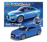 Airfix QUICKBUILD - Kit de Construction de maquettes Audi TT Coupé Bleue J6054, pour Enfants de 6 Ans et Plus, Jouets de Construction pour garçons et Filles, sans Colle