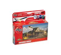 Airfix Maquette de char Sherman Firefly Set Petit débutants 1/72