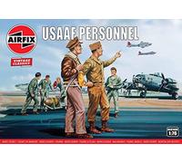 Airfix USAAF Personnel Coffre de Figurines 1: 76 Échelle Multicolore