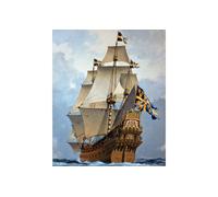 Airfix Maquette de bateau WASA 1:144 – Modèle historique pour enfants Vintage Classics
