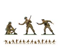 Airfix - Kit figurines A02718V Infanterie britannique Seconde Guerre mondiale - 14 non peintes