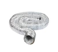 Airflow 9021315 Conduit flexible, argenté, 100 mm x 5 m