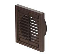 Airflow 9041222R Grille fixe carrée 125 mm Marron 125 mm