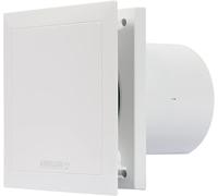 Airflow QT120T Extracteur 125 mm avec démarrage auto & minuterie réglable - Silencieux 32 dB, 2 vitesses (47 L/s), écoénergétique 10/13W, fabriqué en Allemagne, certifié QuietMark, garantie 3 ans